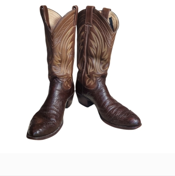 Justin 1840 Vintage 80s Western Riding / Classic Boots Leather RARE Cowgirl